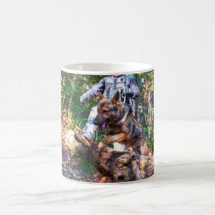 US-MILITÄRISCHER ARBEITSHUND KAFFEETASSE