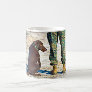 US-MILITÄRISCHER ARBEITSHUND KAFFEETASSE
