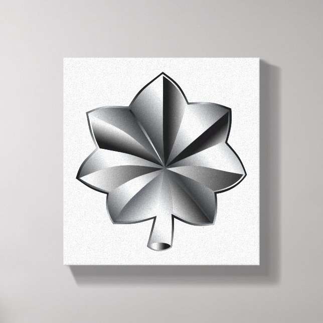 US-Militärstab - Oberstleutnant Leinwanddruck (Vorderseite)