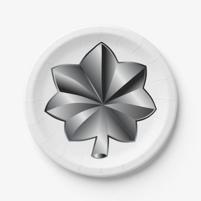 US-Militärstab - Oberstleutnant Pappteller (Vorderseite)