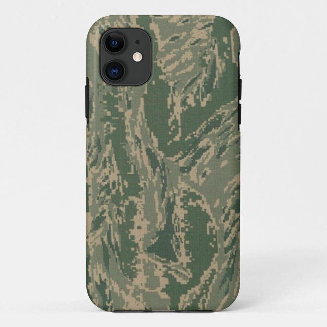 US Military Green Camouflage Apple iPhone 11 Fall Case-Mate iPhone Hülle (Rückseite)