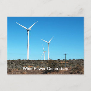 US Montana Windräder Postkarte