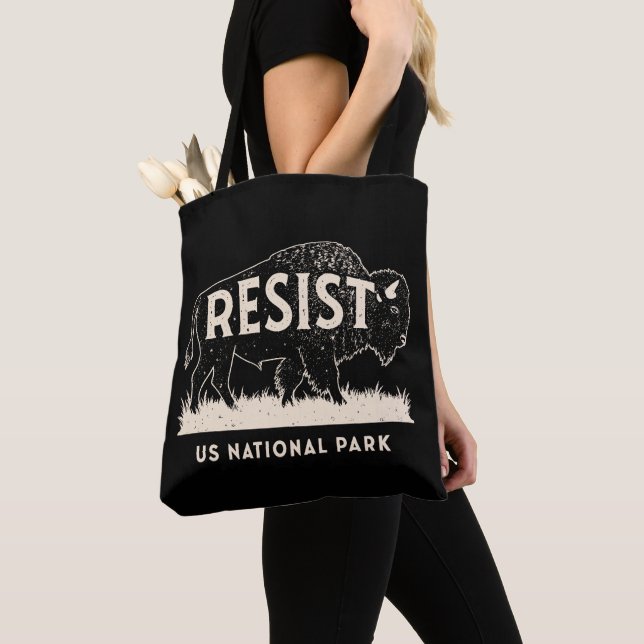 US National Park Resist Service Bison Buffalo Tasche (Von Nahem)