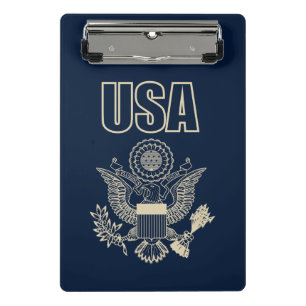 US-Nationalemblem Mini Klemmbrett