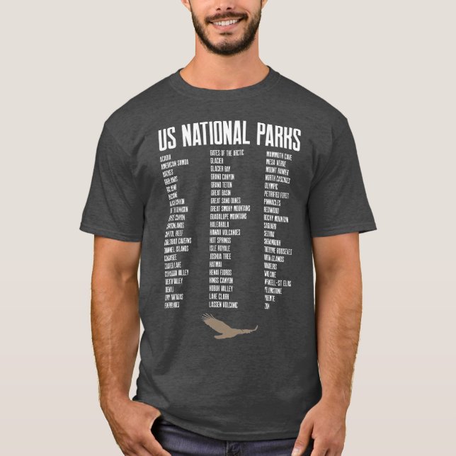 US-Nationalparks T-Shirt (Vorderseite)