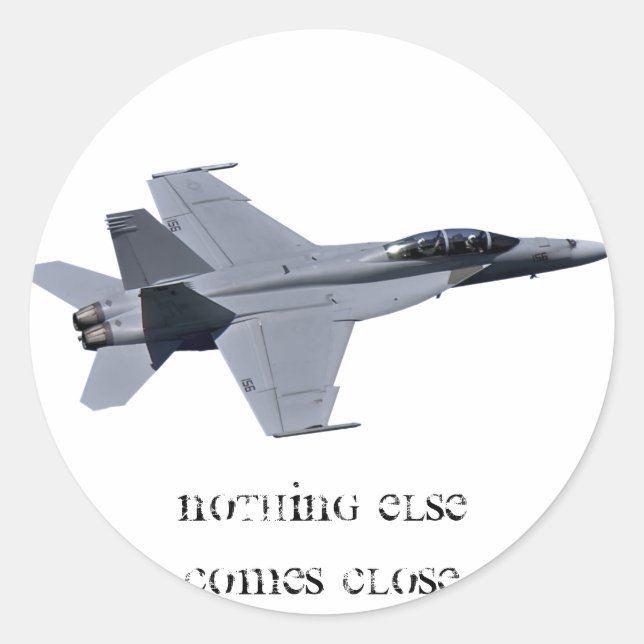 US Navy F-18 Super Hornet Sticker (Vorderseite)