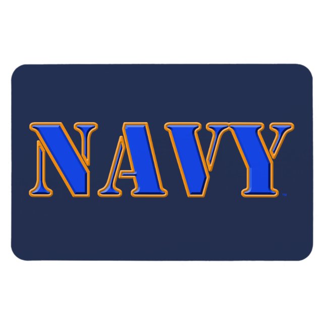 US Navy Flexible Foto Magnet (Horizontal)