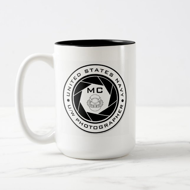 US Navy Underwater Fotograf MC NPASE Tasse (Links)
