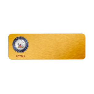 US Navy Veteran Address Label