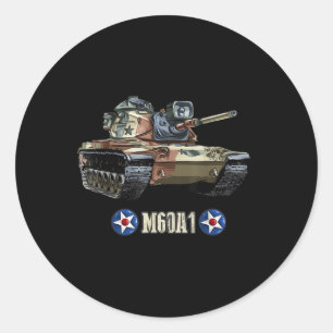 US-Notenbank M60a1 aus dem Kalten Krieg Runder Aufkleber
