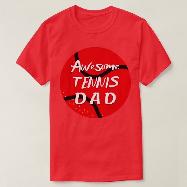 US Open Tennis Vater Tennis Ball T-Shirt (Design vorne)