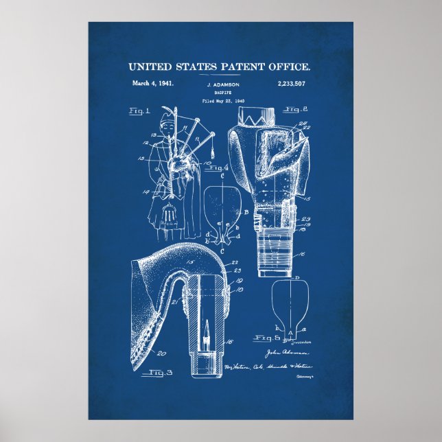US-Patent - Bagpipe Poster (Vorne)