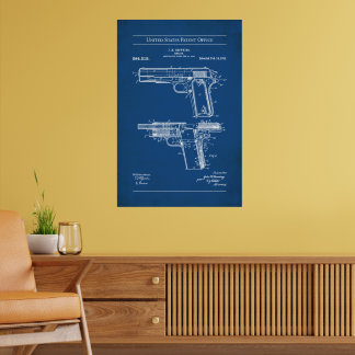 US-Patent - Browning M1911 Poster