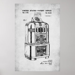 US-Patent - Rockola Poster