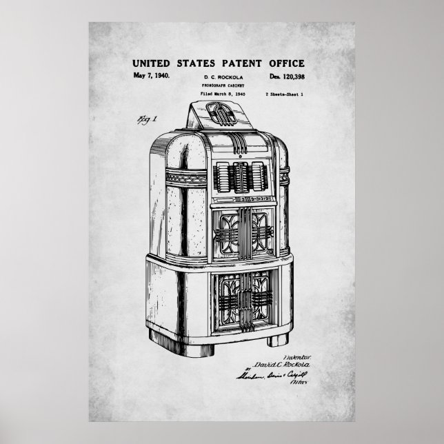 US-Patent - Rockola Poster (Vorne)