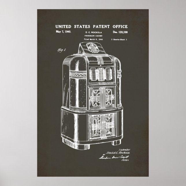 US-Patent - Rockola Poster (Vorne)