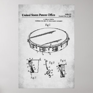 US-Patent - Tambourine Poster