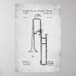 US-Patent - Trombone Poster