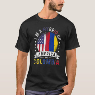 US Patriot Colombia Flag American Colombian Grown T-Shirt