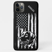 US Patriot Labrador Retriever USA Flag Dog