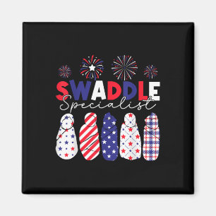 US Patriotic Swaddle-Spezialist Nicu Nurse 4. Magnet