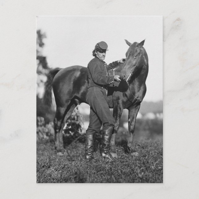 US-Pferdefartillerie, 1863 Postkarte (Vorderseite)