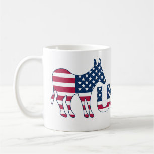 US-Politik Republikaner Elephant Demokratischer Do Kaffeetasse