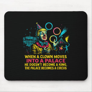 Us Politische Präsident Clown Zirkus Satire Regier Mousepad