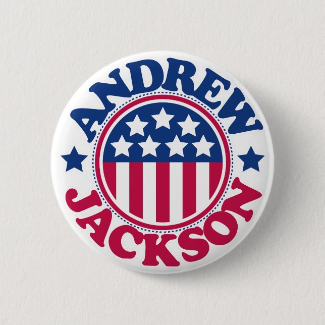 US Präsident Andrew Jackson Button (Vorderseite)
