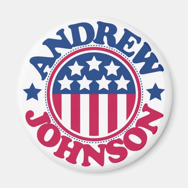 US-Präsident Andrew Johnson Magnet (Vorne)