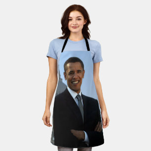 US-Präsident Barack Obama als US-Senator Schürze