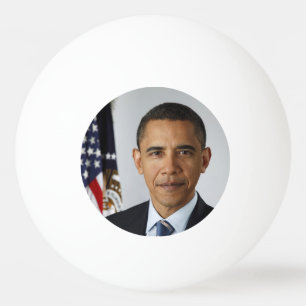 US-Präsident Barack Obama im Weißen Haus Tischtennisball