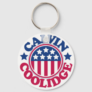 US-Präsident Calvin Coolidge Schlüsselanhänger