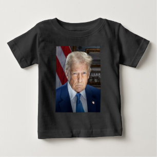 US-Präsident Donald Trump Foto 2025 Baby T-shirt