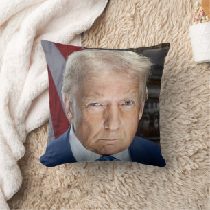 US-Präsident Donald Trump Foto 2025 Kissen