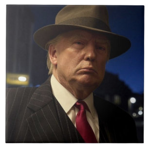 US-Präsident Donald Trump Pate Fliese