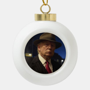 US-Präsident Donald Trump Pate Keramik Kugel-Ornament