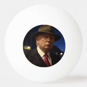 US-Präsident Donald Trump Pate Tischtennisball