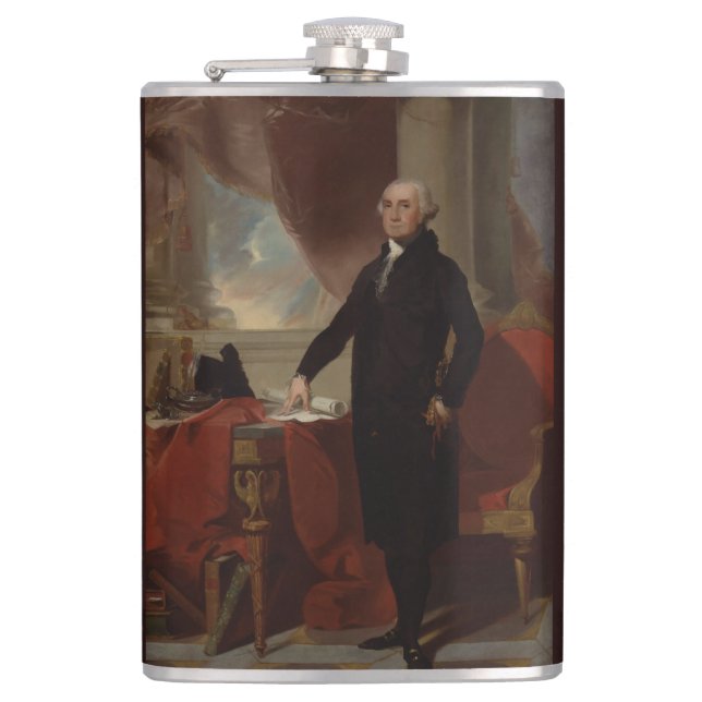US-Präsident George Washington Lansdowne Flachmann (Vorderseite)