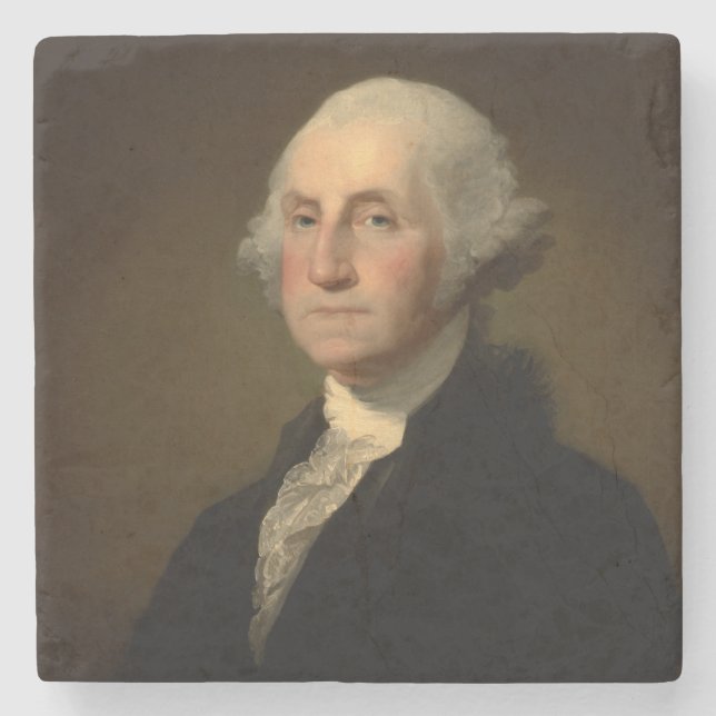 US-Präsident George Washington, Stuart Steinuntersetzer (Vorderseite)
