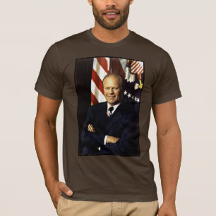 US-Präsident Gerald Rudolph Ford "Jerry" Porträt T-Shirt