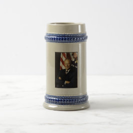 US-Präsident Gerald Rudolph Ford Portrait "Jerry" Bierglas