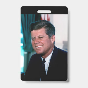 US-Präsident John F. Kennedy im Oval Office Ausweis