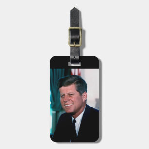 US-Präsident John F. Kennedy im Oval Office Gepäckanhänger
