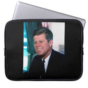 US-Präsident John F. Kennedy im Oval Office Laptopschutzhülle