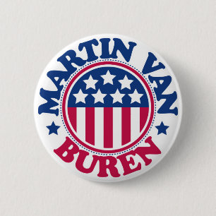 US Präsident Martin Van Buren Button