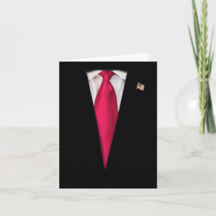 US-Präsident Trump Anzug Easy Halloween-Kostüm Karte