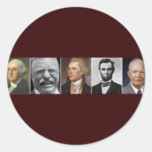 US-Präsidenten Runder Aufkleber