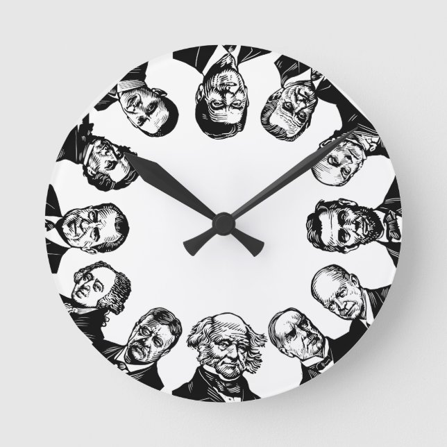 US Präsidenten Wanduhr (Vorderseite)