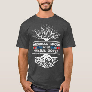US Pride Viking Soul Warrior Valhalla Valkyrie Gif T-Shirt